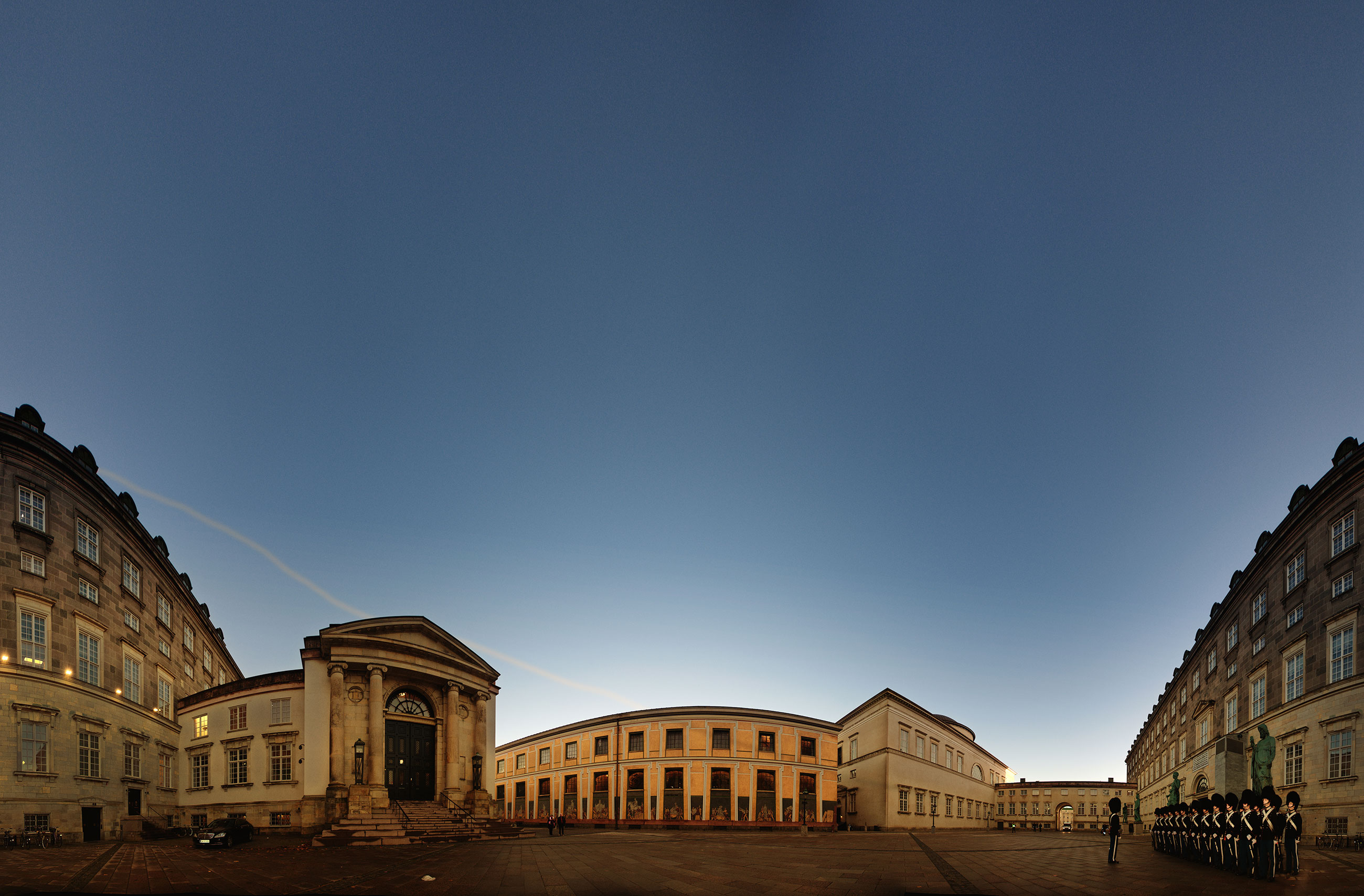 Et panorama foto af Højesteret